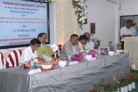 The Dept. of English in collaboration with the Depts. of Anthropology and Geography organised a two-day multidisciplinary National Conference on "Collective Memory and Cultural Heritage: Exploring Socio-cultural Identities and Issues" on 15-16 February 20